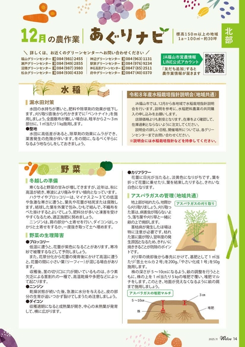 北部（12月の農作業）