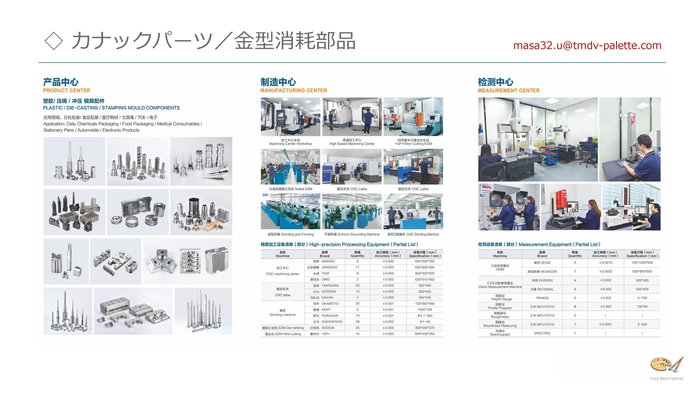【PLT】金型消耗部品加工