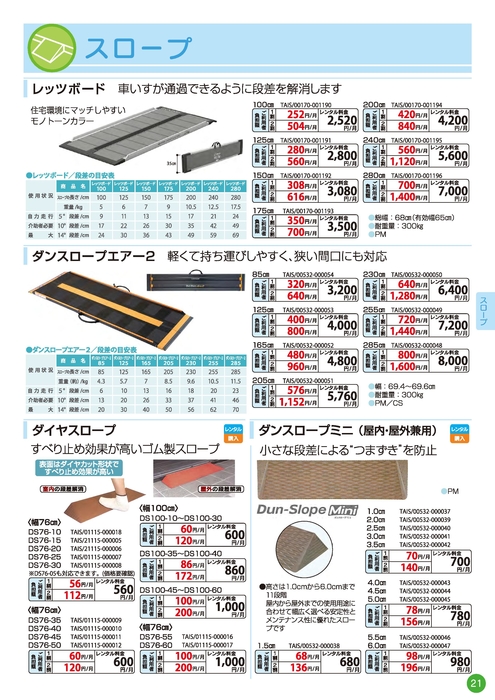 スロープカタログ2025