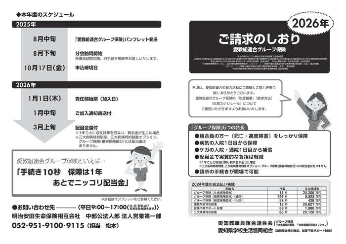 ご請求のしおり2026